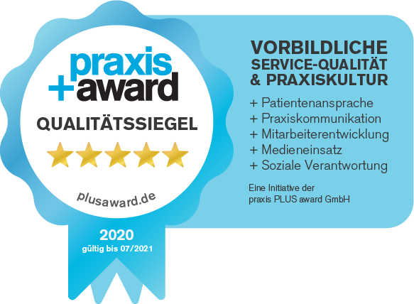 Praxis+ Award Siegel 2020