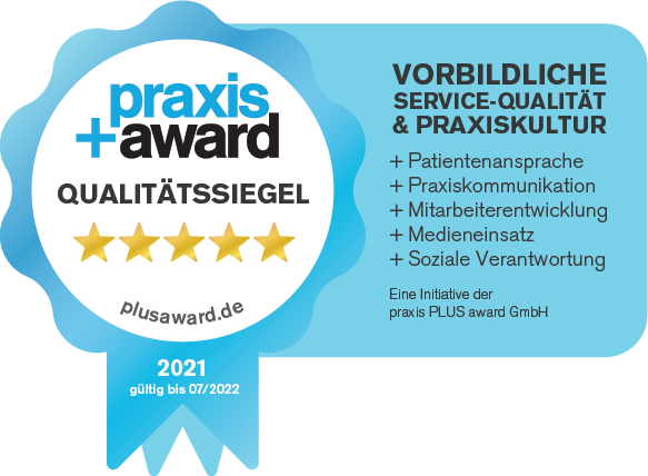 Praxis+ Award Siegel 2021